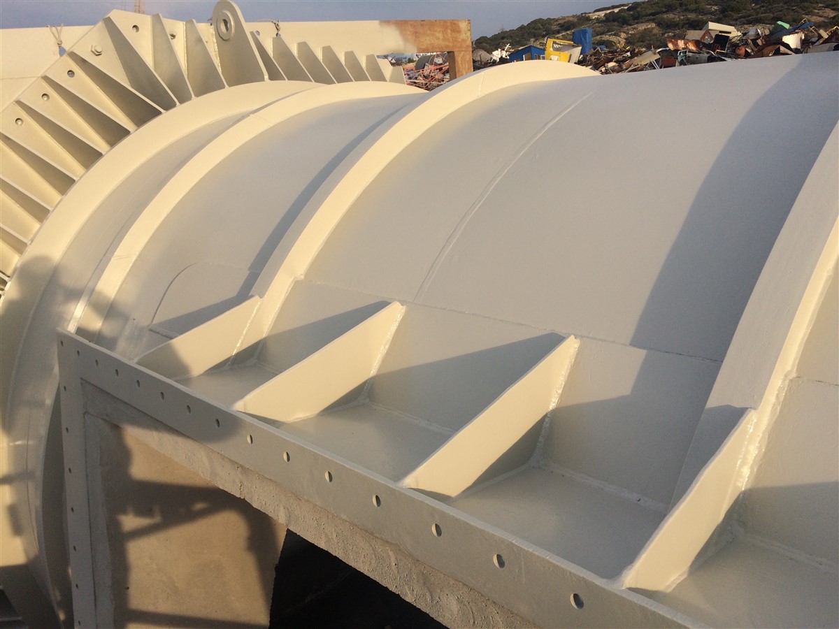 Star Rafinerisi Boru Fitting ve Support İmalatları Kumlama ve Boyama İşlemleri